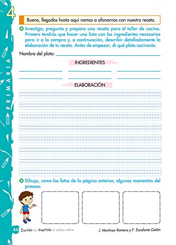 Escribir es divertido si sabes como. Cuaderno 4. Composición escrita (Niños de 9 a 10 años)