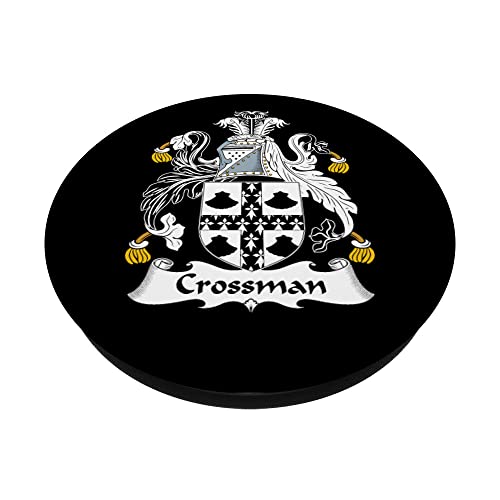 Escudo de armas Crossman - Escudo de la familia PopSockets PopGrip Intercambiable