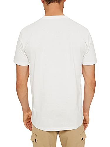 Esprit 081ee2k307 Camiseta, Blanco Crudo, XL para Hombre