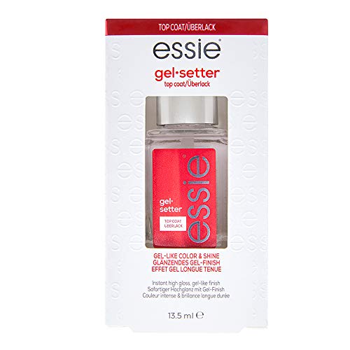Essie esmalte de uñas – Gel Setter, top coat, 1er Pack (1 x 14 ml)