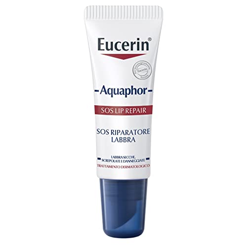 Eucerin Aquaphor Dry And Cracked Lip Balm Sos Lip Repair, color Multi, 48 ml