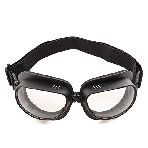 evomosa Gafas de moto vintage Gafas de moto Gafas de motocross todoterreno Gafas de piloto Gafas deportivas Gafas de snowboard Bicicletas (negro B)