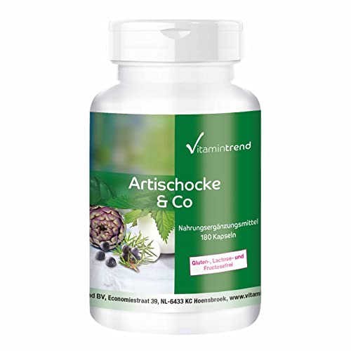 Extracto de alcachofa con un 2,5% de cinarina, extracto de ortiga 5 veces más concentrado y bayas de enebro