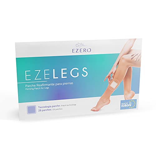 Ezero Parches Anticeluliticos Reafirmante para Piernas Cansadas Circulacion - con Castaño De Indias y Centella Asiatica - Circulacion Piernas - Anticelulitico Reductor (28 Parches)