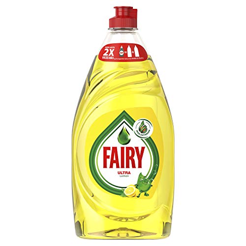 Fairy Ultra Lavavajillas a Mano, 780 ml, Limón, Sin Remojo ni Grasa