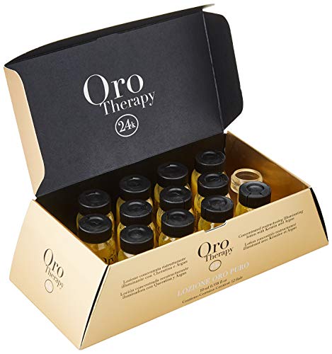 FANOLA Oro Therapy Loción capilar iluminadora de oro puro - 10 ML X 12 PZ