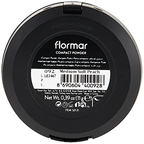 Flormar – polvo Compact 92 – Oil Free/Natural Finish