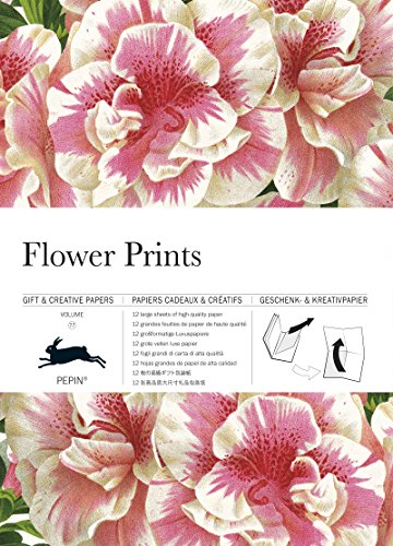 Flower Prints #77: Gift wrapping paper book (Gift & creative papers, 77)