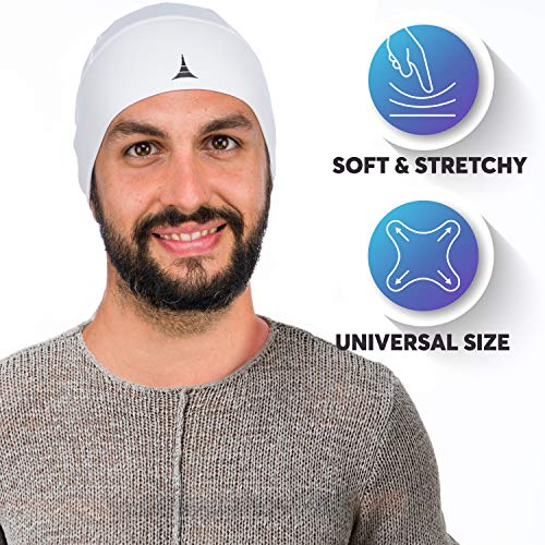 French Fitness Revolution - Gorro para Casco Skull Cap - Absorbe Sudor y Humedad, Elástico, Transpirable Mantiene Seco, Gorro Ciclismo de Cabeza Debajo Cascos, Máximo Rendimiento