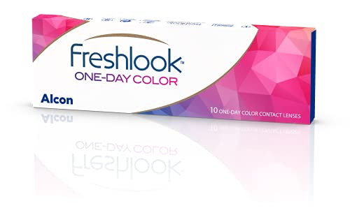 FreshLook One-Day Lentes de contacto de reemplazo diario, color Gray, Pack de 10, R 8.6 mm, D 13.8 mm, -1.25 Diopt