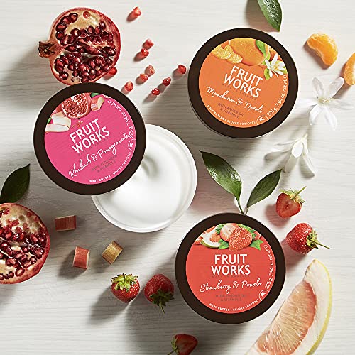 Fruit Works Mandarin & Neroli Cruelty Free & Vegan Bath & Shower Gel With Natural Extracts 1x 500ml