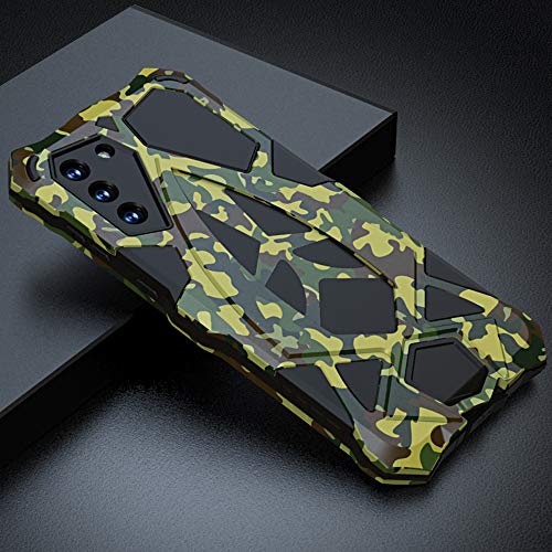 Funda para Samsung S21 Plus Antigolpes Teléfono CeeDoo Carcasa Silicona y Metal Incorporada Protectora Estuche Militar Compatible con Galaxy S21+ - Camuflaje