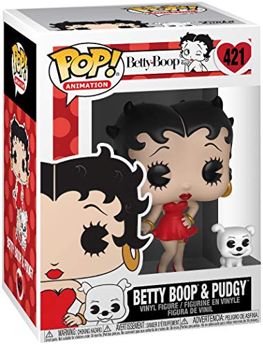 Funko 33432 POP Vinyl: Betty Boop: Betty Boop w/ Pudgy