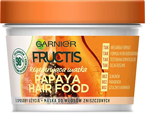 Garnier Fructis reparierendes Papaya Hair Food Kur 390 ml