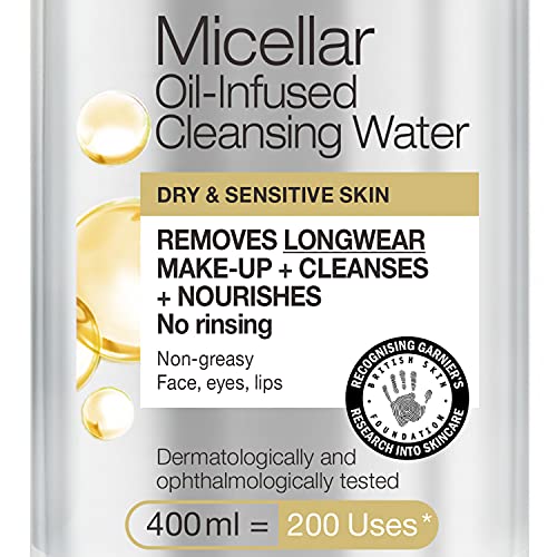 GARNIER Micellar Agua Aceite Infusión 400ml