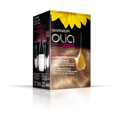 Garnier Olia Coloración Permanente, Tono 7.0 Rubio - 20 cl