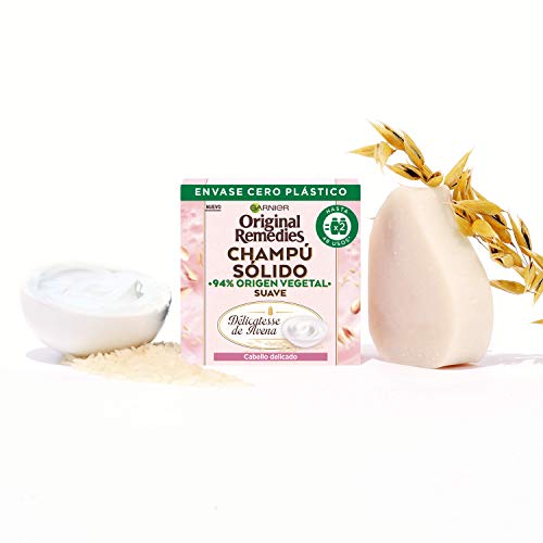 Garnier Original Remedies Champú Sólido - Délicatesse De Avena Para Cabello Delicado