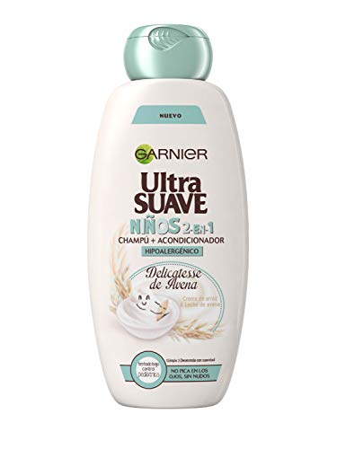 Garnier Original Remedies Ultra Suave Delicatesse De Avena Champú 2 En 1 Niños - Para Cabello Sensible