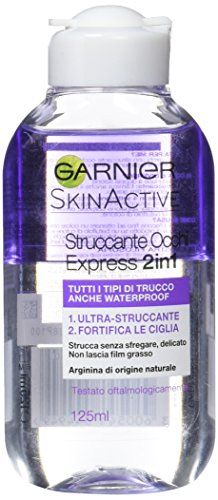 Garnier Skin Naturals Detergenza Struccante Occhi Express per Tutti i Tipi di Trucco Anche Waterproof - 125 ml