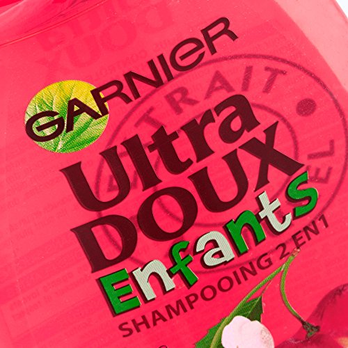 Garnier Ulta Doux, Champú 2 en 1 unisex niños, ultra suave - Pack de 3 x 250 ml (Total: 750 ml)