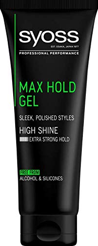 Gel Max Hold, 6uds de 250ml (1.500ml), Sin siliconas, 48h de peinado bajo control, Efecto mojado, Cabello como recién salido de la peluquería