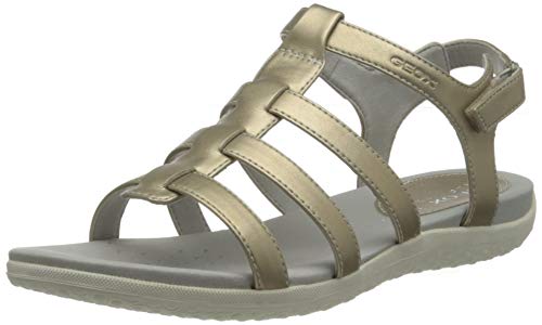 Geox D Sandal Vega B, Sandalia. Mujer, champán, 39 EU