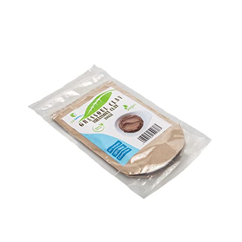 Ghassoul (Rhassoul clay) 100 g: una arcilla de lava natural utilizada como tratamiento para la piel y el cabello para la limpieza, exfoliación, muy suave y calmante.