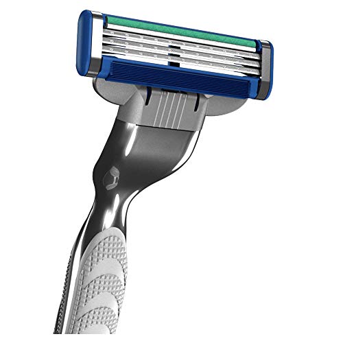Gillette Mach3 Turbo - Maquinilla manual de afeitar con 2 cuchillas de recambio