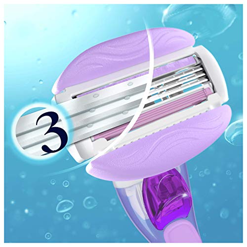 Gillette Venus ComfortGlide Breeze Maquinilla Para Mujer, Con Bandas Hidratantes Flexibles