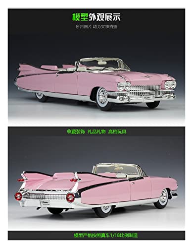 Giocattoli Modello Auto Collezione 1:18 para Cadillac 1959 Eldorado Biarritz Aleación Modelo De Coche Colección Regalo Juguete Decoración Adornos Ornamenti Decorativi Feste