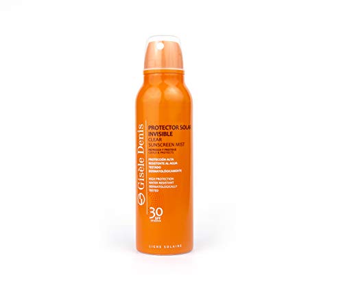 GISÈLE DENIS - Protector Solar en Spray, Resistente al Agua, Crema Solar Transparente, Protección FPS30, 200 ml