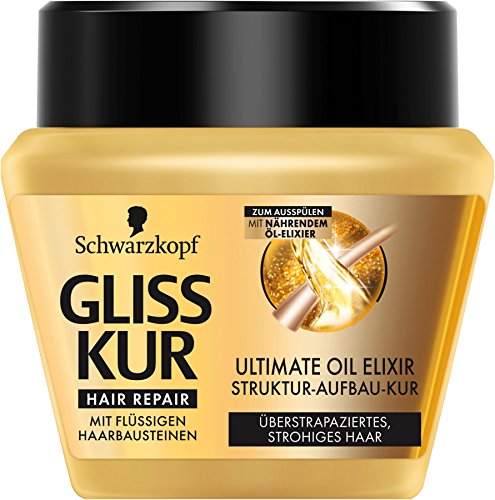 Gliss Kur estructura de construcción de Kur Ultimate Oil Elixir, 6 pack (6 x 300 ml)