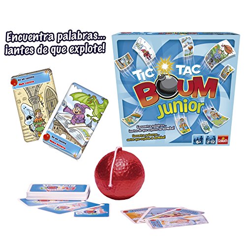 Goliath - Tic Tac Boum Junior, Juego de Cartas , Encuentra la Palabra (70508) , color/modelo surtido