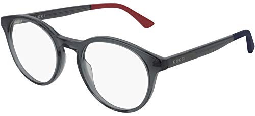 Gucci GG0406O SHINY TRANSPARENT GREY (004) - Monturas de gafas