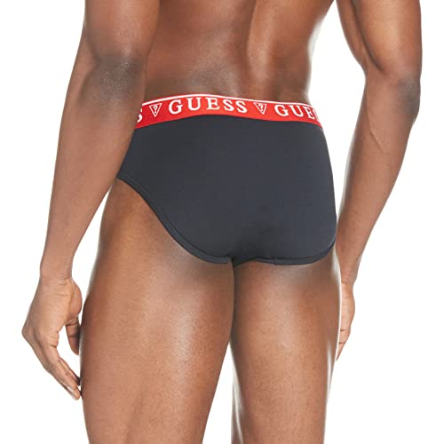 GUESS Men's Brian Hero Brief 3PACK, Grey Melange Mix, XL