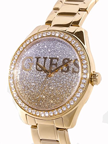 Guess Reloj Analógico para Mujer de Cuarzo con Correa en Acero Inoxidable W0987L2