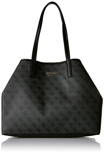 Guess - Vikky, Bolsos totes Mujer, Negro (Coal/Coa), 39.5x31x18 cm (W x H L)