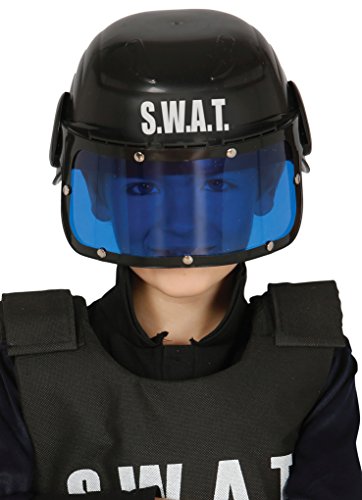 Guirca 13365.0 - Casco policía S.W.A.T Infantil, Talla única, colores surtidos