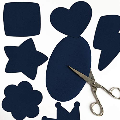 Haberdashery Online Rodilleras para chándal | Parches termoadhesivos para Reparar Ropa Deportiva. 6 Coderas o Rodilleras de 13,9 x 9,3 cms. Color: Azul Marino