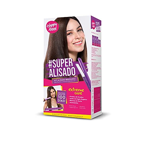 Happy Anne Super Alisado Kit De Alisado 3 Máscaras X 50 Ml C/u 243.9 G
