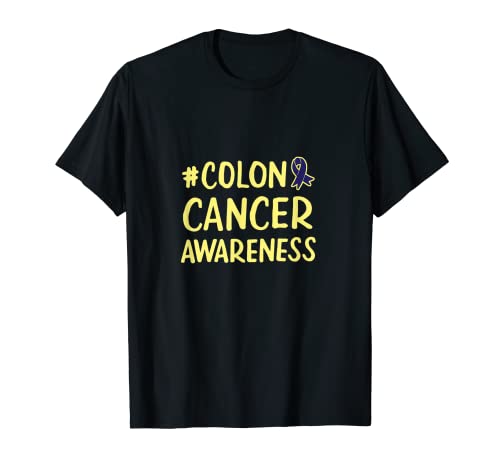 Hashtag Regalos para el cáncer de colon Camiseta