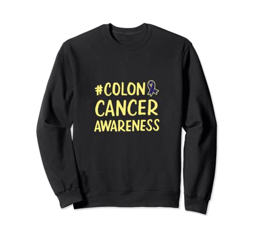 Hashtag Regalos para el cáncer de colon Sudadera