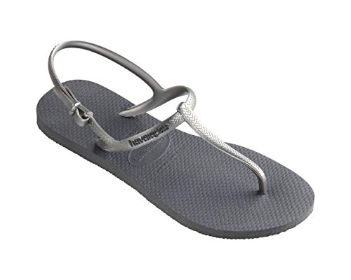 Havaianas Freedom, Sandalias, Steel Grey, 33/34 EU