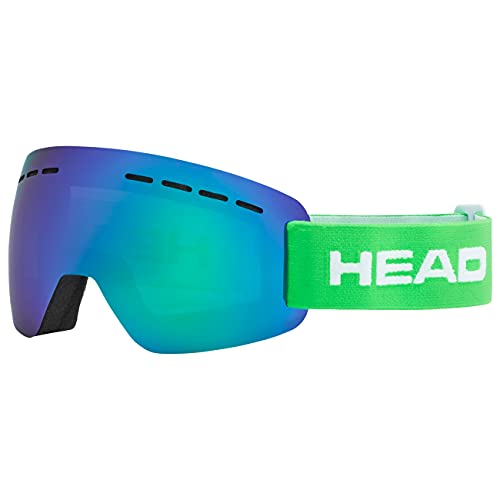 Head Solar FMR Gafas de esquí, Unisex Adultos, Verde, L