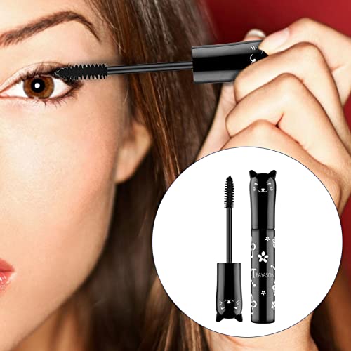 Hengjierun Maquillaje de Ojos Máscara de pestañas de 6 Colores Efecto de pestañas postizas Máscara de pestañas Lavable, Aumenta la Longitud de Las pestañas Definición de Volumen Lifting Curling Uso