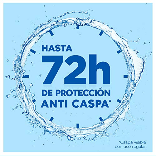 H&S Citrus Champú Anticaspa clínicamente probado, champú pelo graso, pelo libre de caspa, 72 horas de protección, botella reciclable, 40% envase plástico reciclado, cuidado suave del pelo, 1800 ml