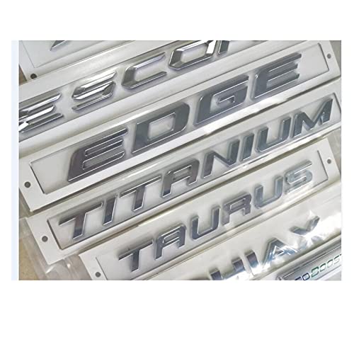 HUAYU Las Letras del Tronco de Cromo se Ajustan a Ford EcoSport S-MAX C-MAX KUGA Fiesta Fiesta Edge Emblem Emblem Emblem Emblem Emblems Emblems DE TITANIOS Emblems (Style : Focus (Old))