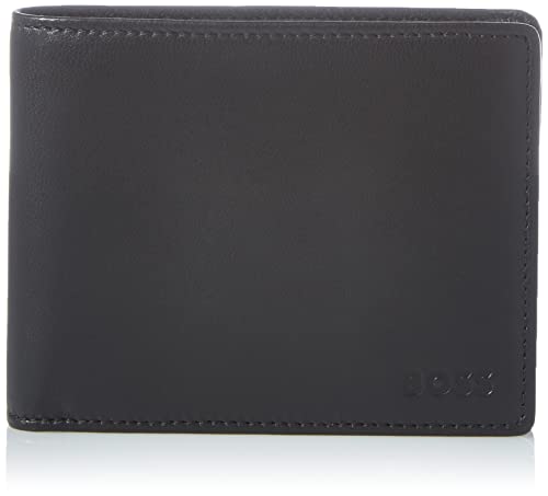 Hugo Boss Cartera Asolo para Hombre, Color Negro, Talla ONESI