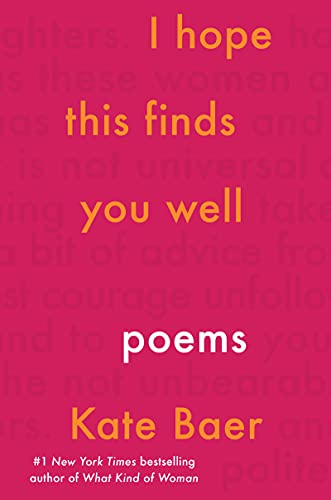 I HOPE THIS FINDS YOU WELL: Poems