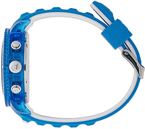 Ice-Watch ICE aqua Malibu, Reloj azul para Hombre con Correa de silicona, Chrono, 012736 (Large)